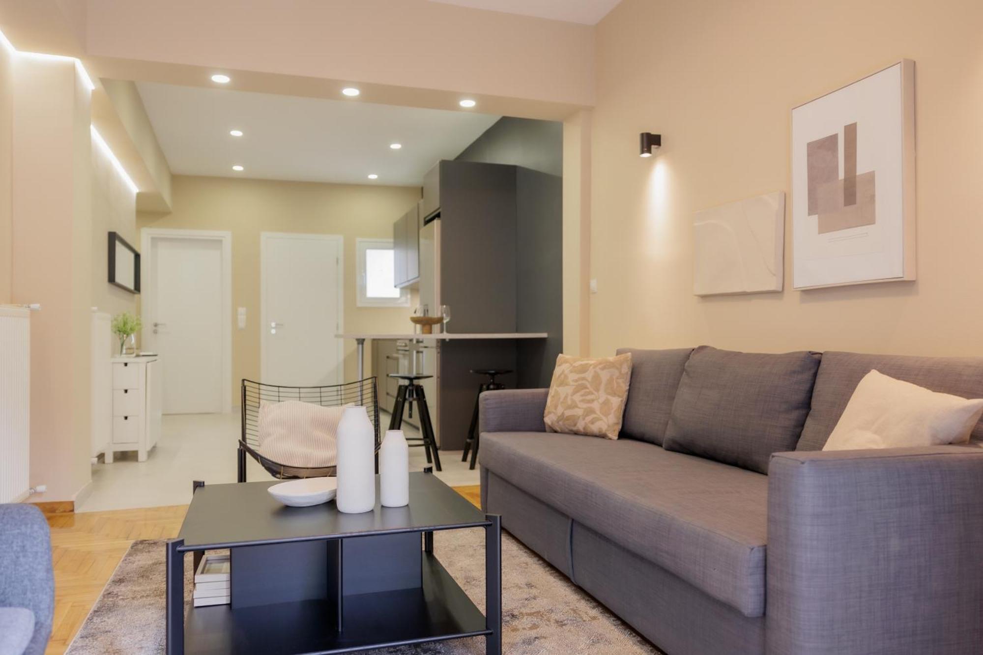 Modern 2Bdr Apt - 2' To Metro - Direct To Acropolis Atenas Exterior foto